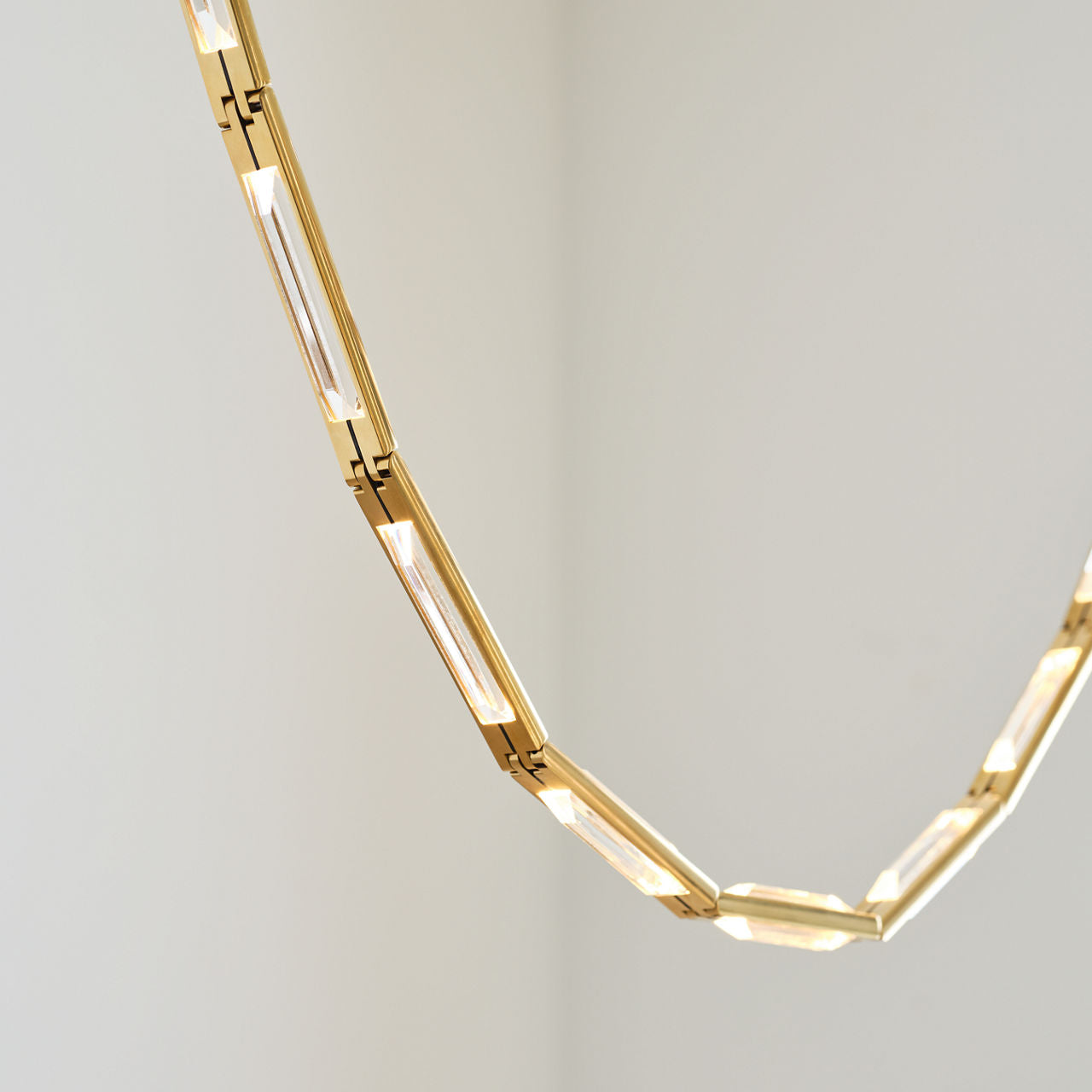 Catena 241 Chandelier | Hand-Rubbed Antique Brass 2700K Remote 120V