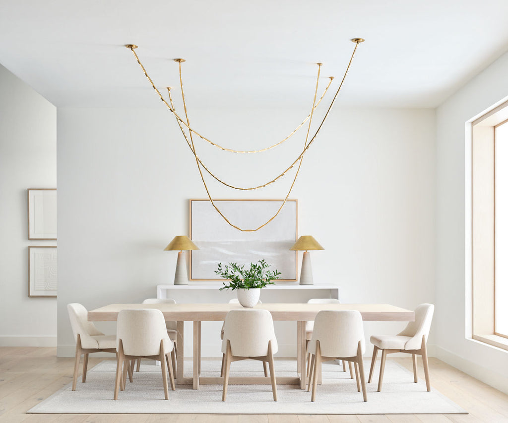 Catena 118 Chandelier | Hand-Rubbed Antique Brass 2700K Remote 120V