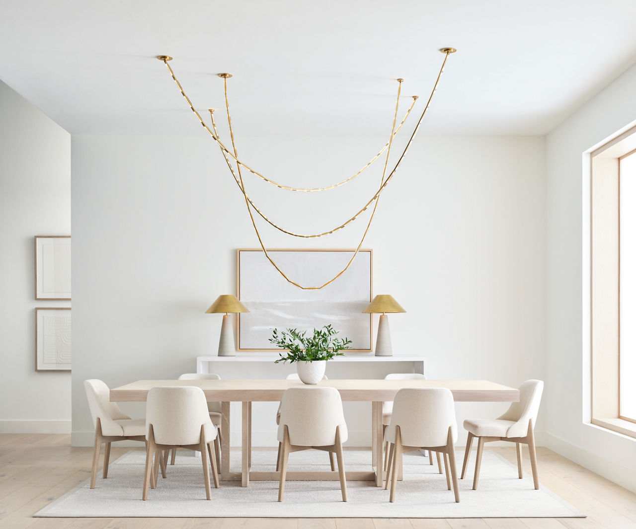 Catena 118 Chandelier | Hand-Rubbed Antique Brass 2700K Remote 120V