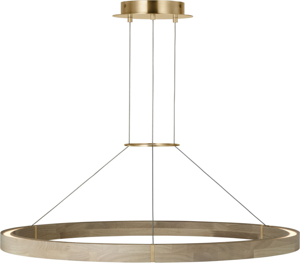 Ashok 37 Chandelier hand rubbed antique brass 2700K 90 CRI