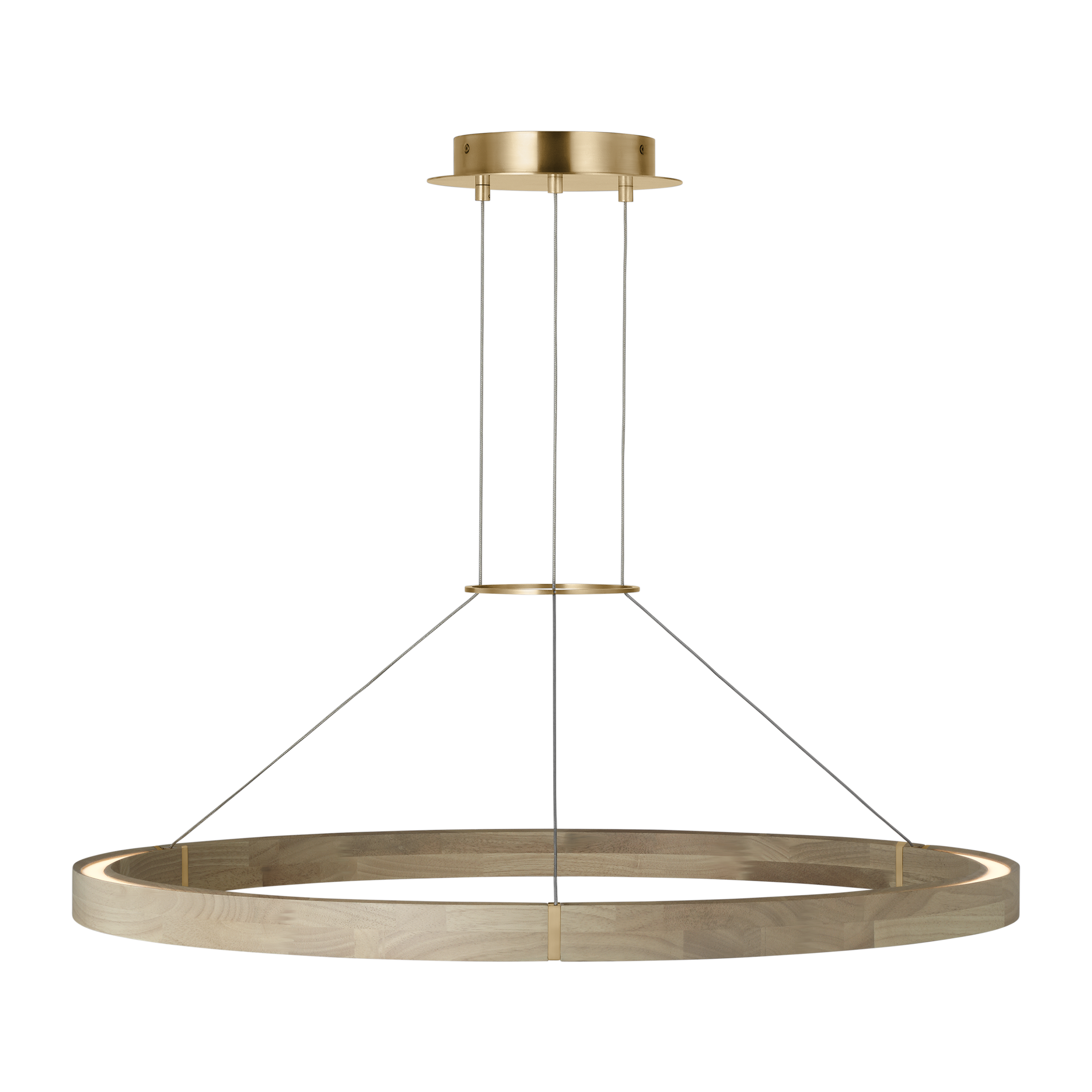 Ashok 37 Chandelier hand rubbed antique brass 2700K 90 CRI