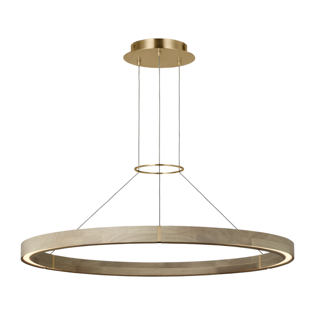 Ashok 37 Chandelier hand rubbed antique brass 2700K 90 CRI