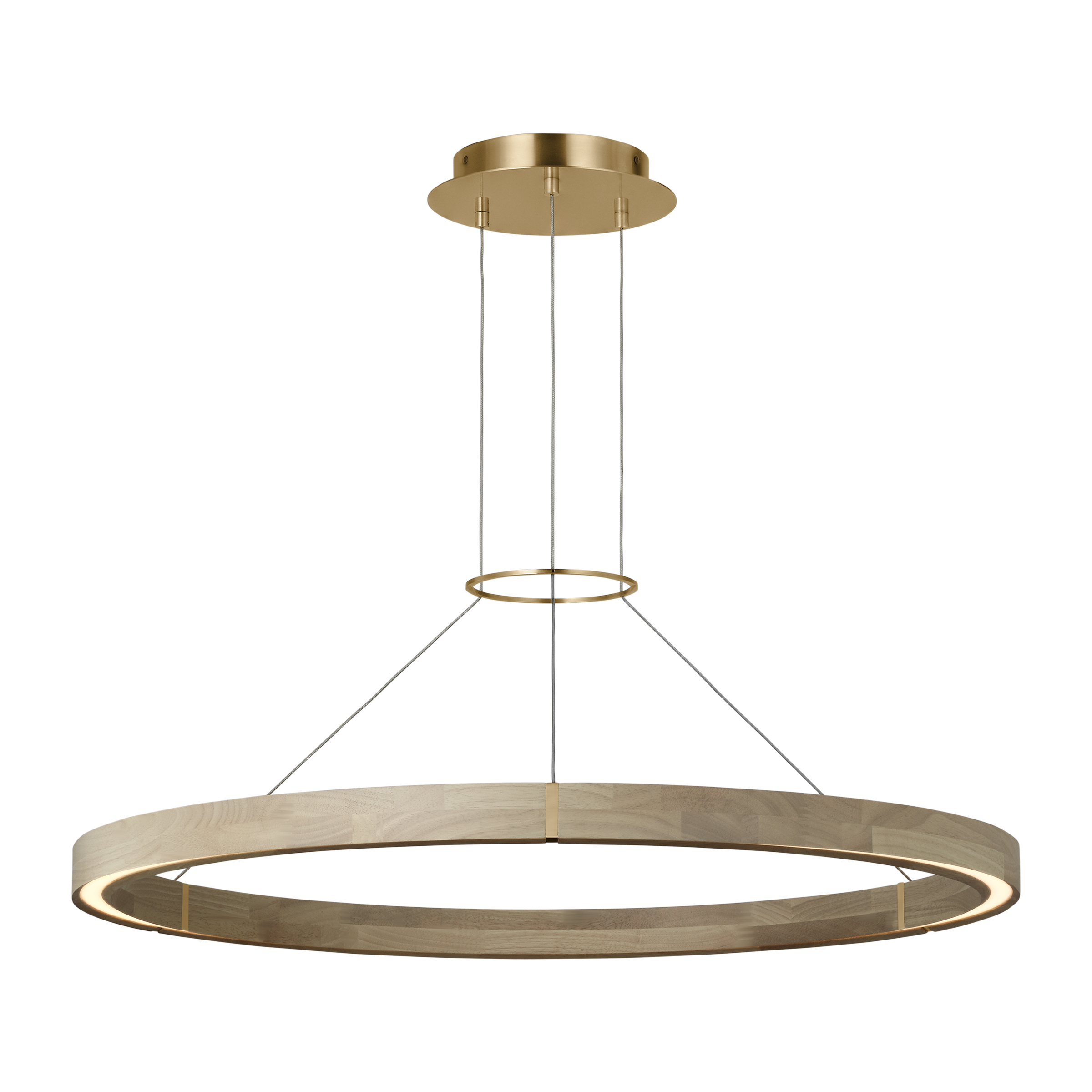 Ashok 37 Chandelier hand rubbed antique brass 2700K 90 CRI
