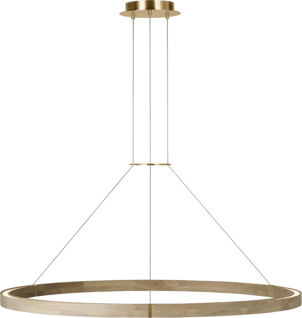 Ashok 49 Chandelier hand rubbed antique brass 2700K 90 CRI