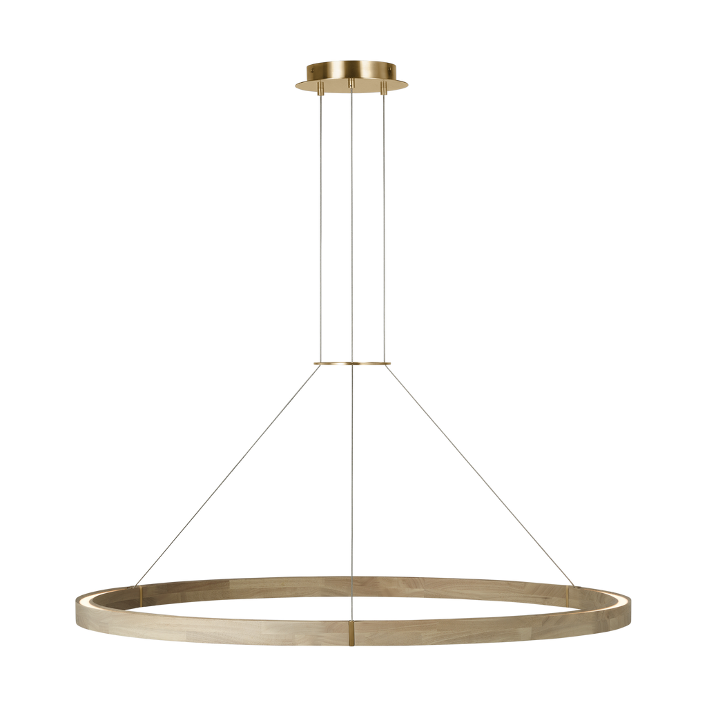 Ashok 49 Chandelier hand rubbed antique brass 2700K 90 CRI