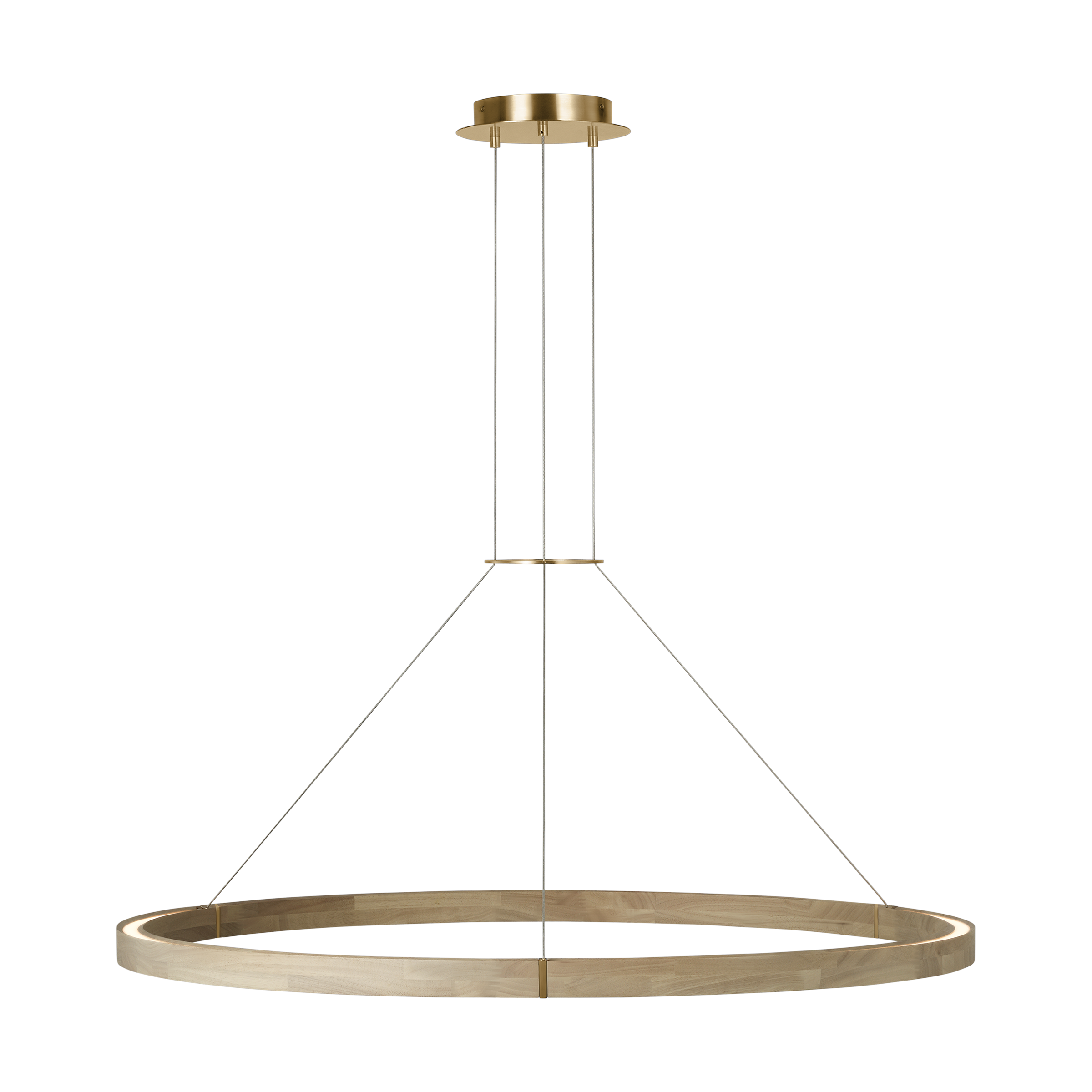Ashok 49 Chandelier hand rubbed antique brass 2700K 90 CRI