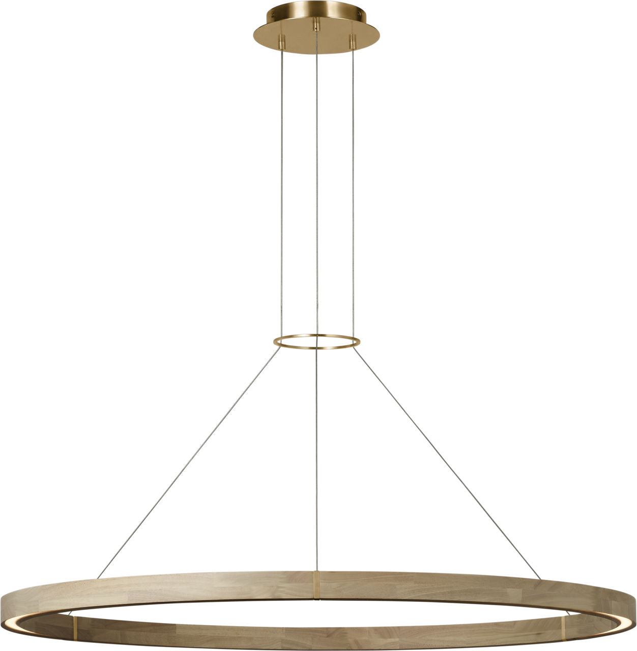 Ashok 49 Chandelier hand rubbed antique brass 2700K 90 CRI