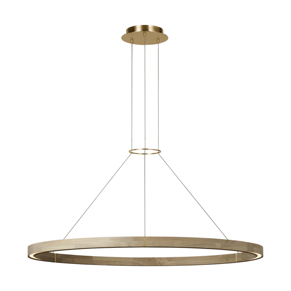 Ashok 49 Chandelier hand rubbed antique brass 2700K 90 CRI