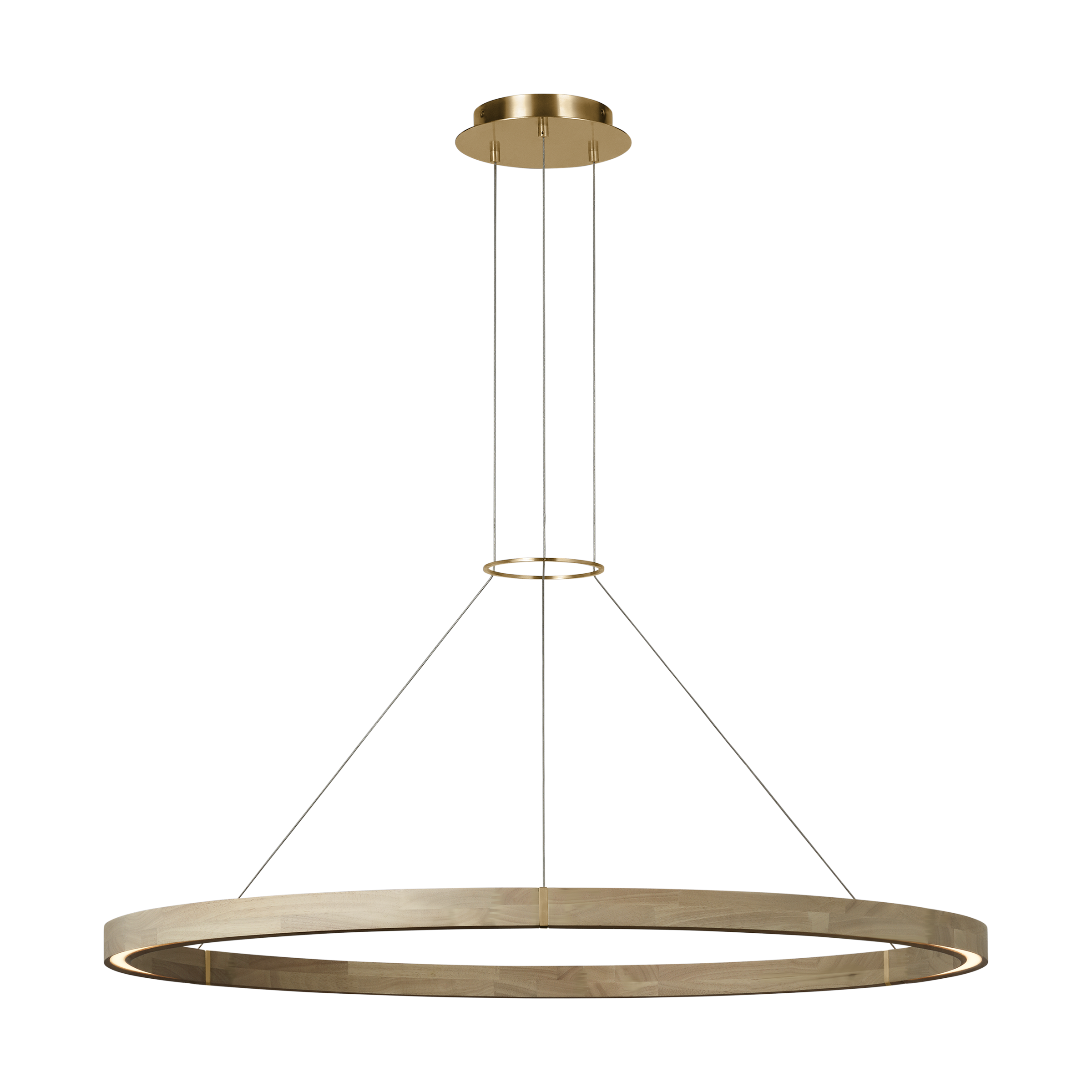 Ashok 49 Chandelier hand rubbed antique brass 2700K 90 CRI