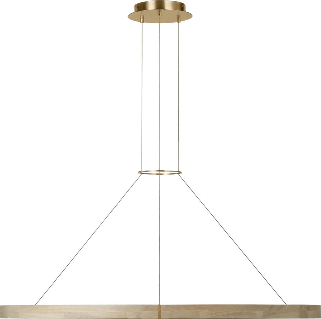 Ashok 49 Chandelier hand rubbed antique brass 2700K 90 CRI