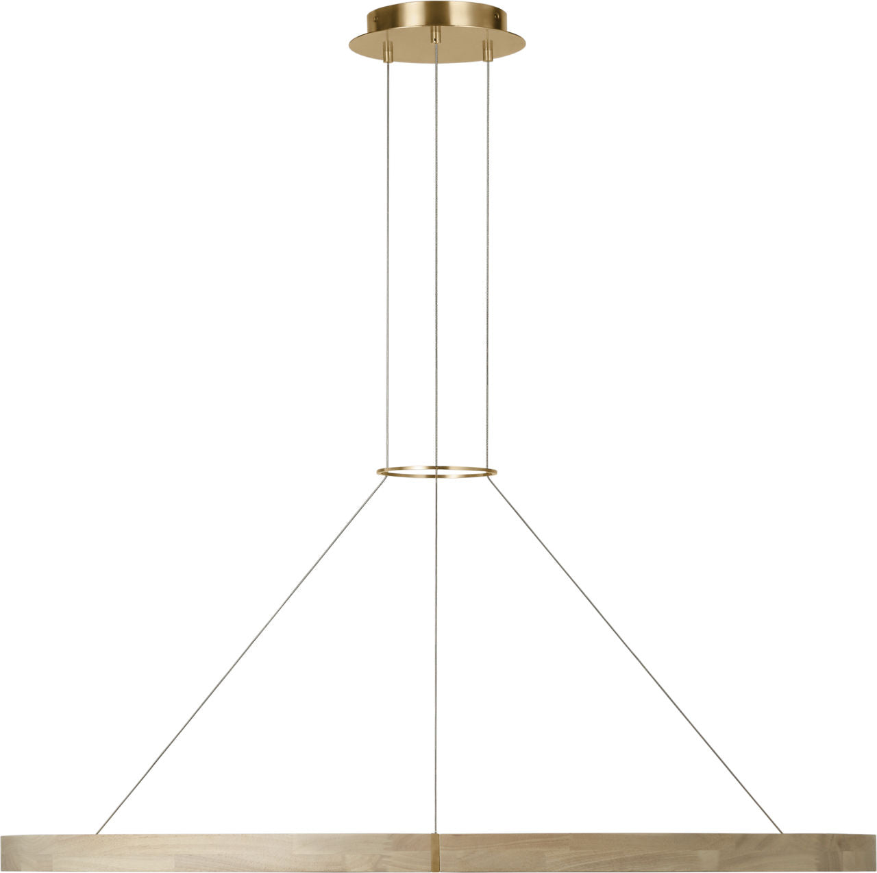 Ashok 49 Chandelier hand rubbed antique brass 2700K 90 CRI