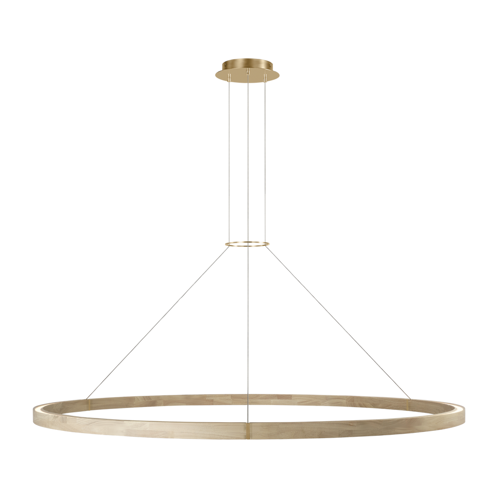 Ashok 65 Chandelier hand rubbed antique brass 2700K 90 CRI
