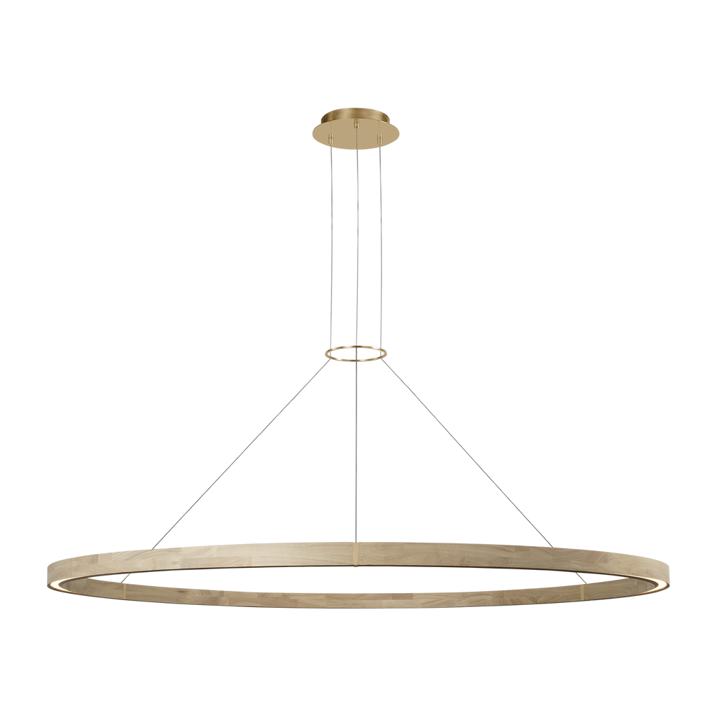 Ashok 65 Chandelier hand rubbed antique brass 2700K 90 CRI