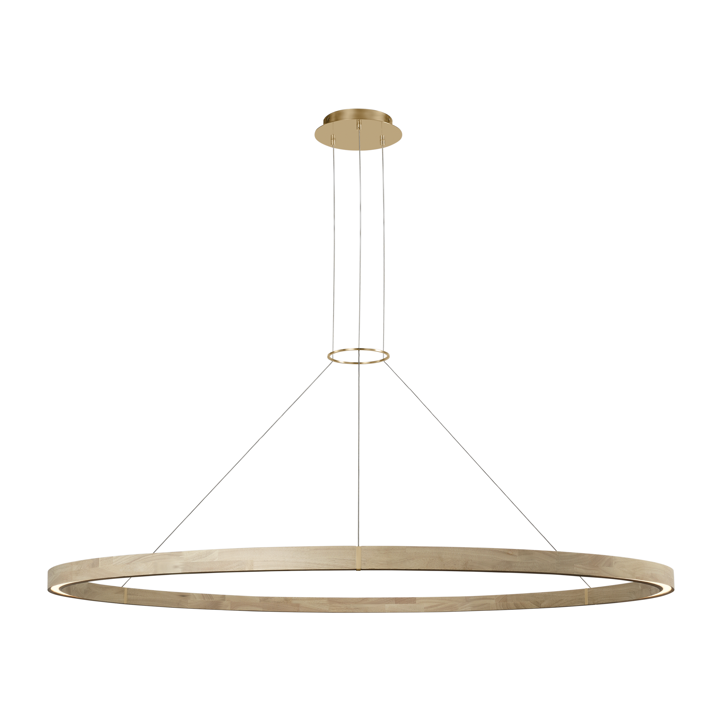 Ashok 65 Chandelier hand rubbed antique brass 2700K 90 CRI