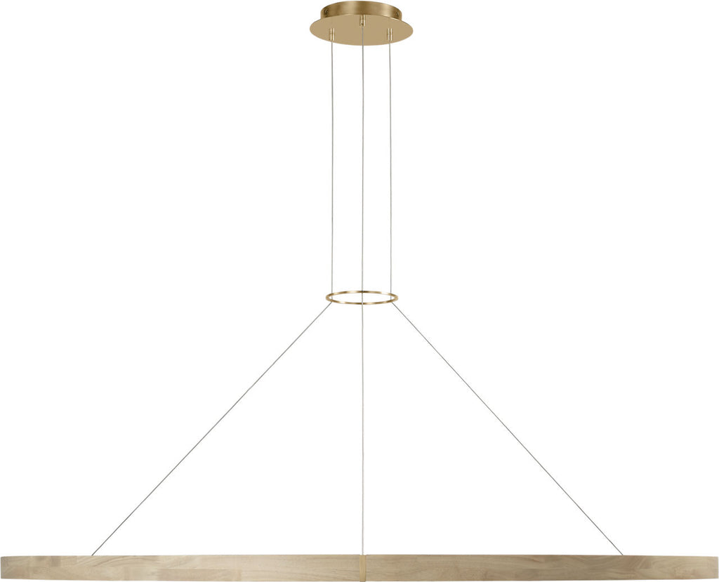 Ashok 65 Chandelier hand rubbed antique brass 2700K 90 CRI