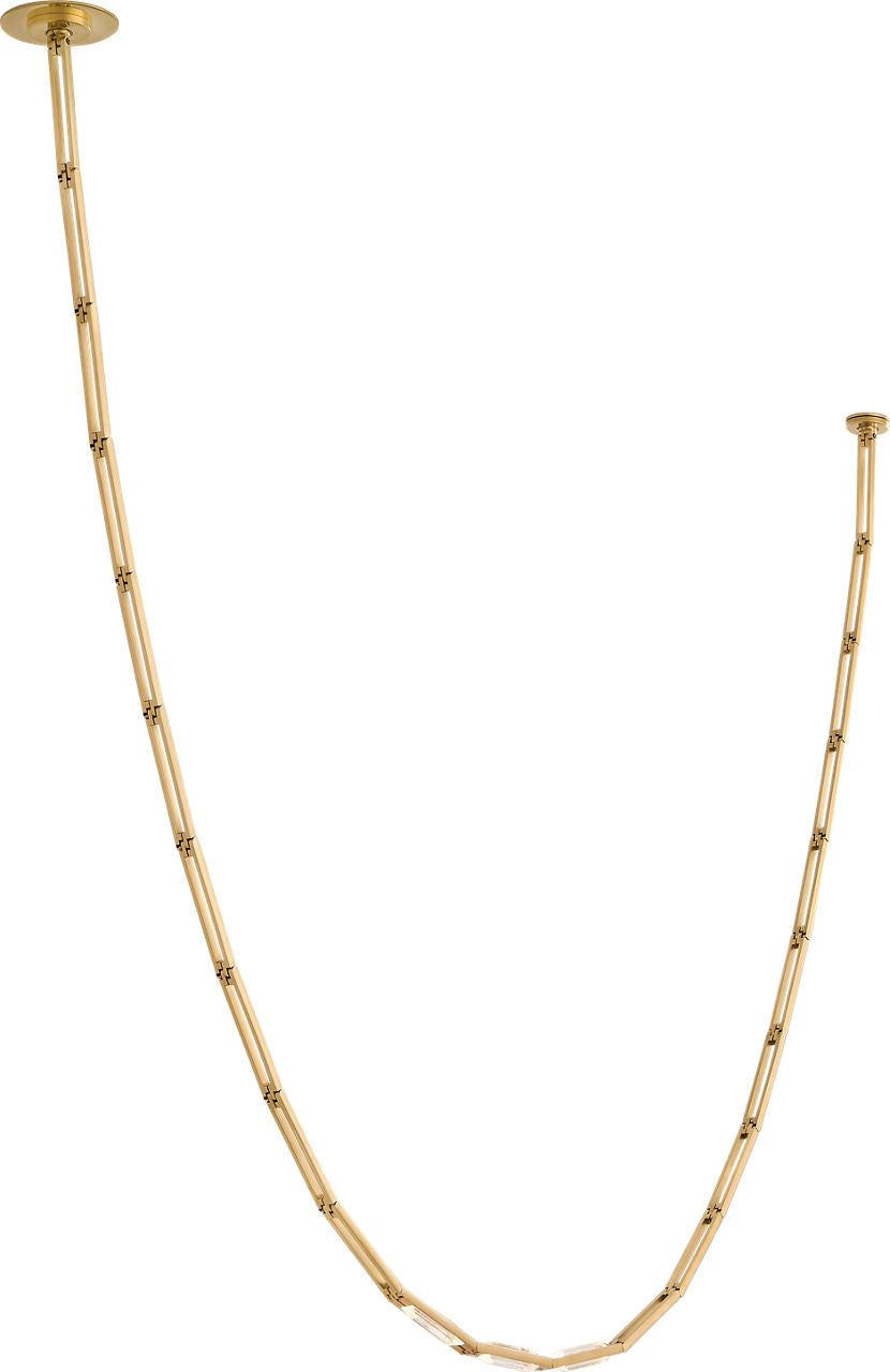 Catena 118 Link Chandelier hand-rubbed antique brass 3000K 90 CRI surface