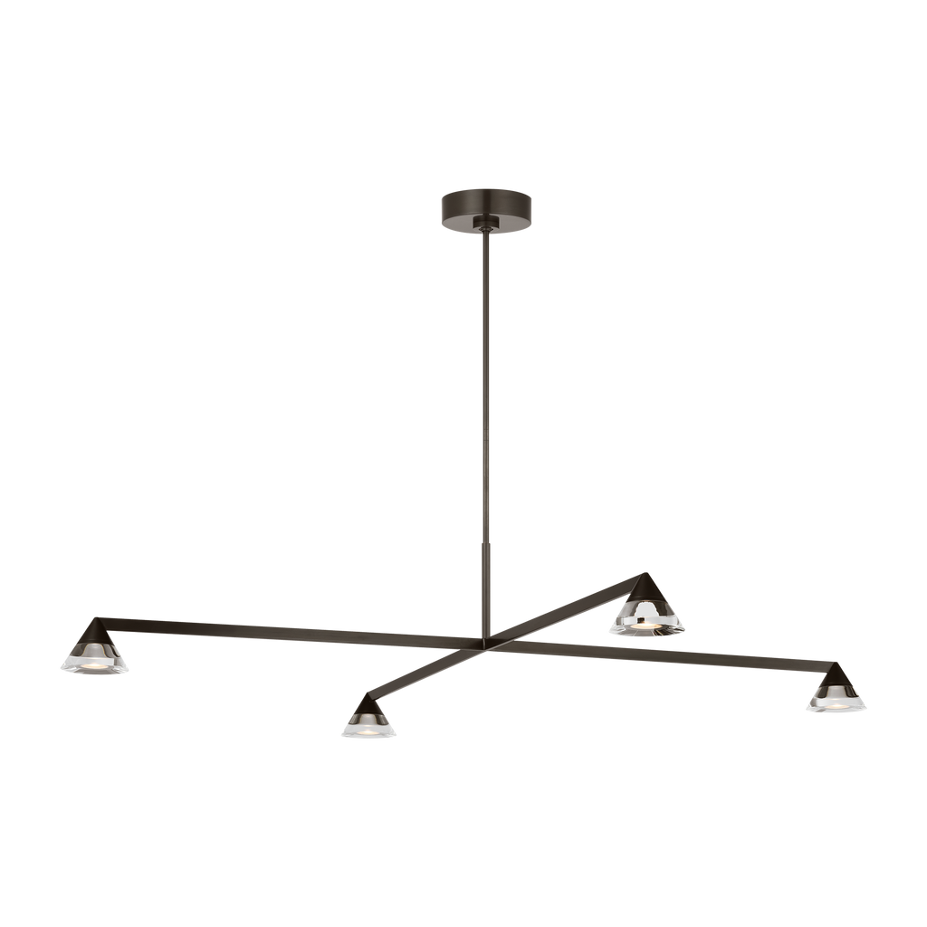 Midrand Crystal 52 Chandelier Bronze 2700K 90 CRI