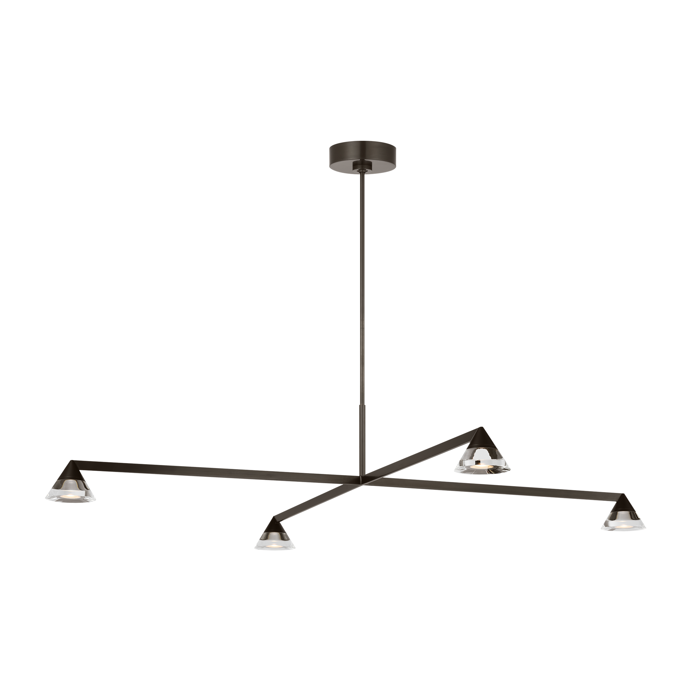 Midrand Crystal 52 Chandelier Bronze 2700K 90 CRI