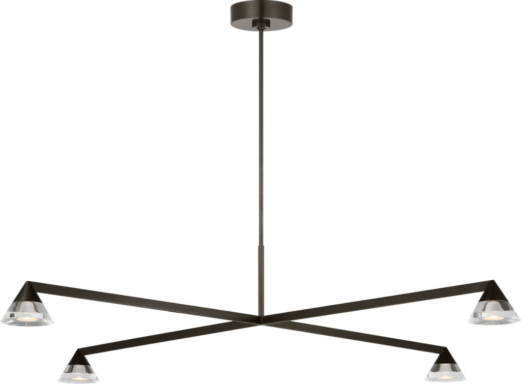 Midrand Crystal 52 Chandelier Bronze 2700K 90 CRI