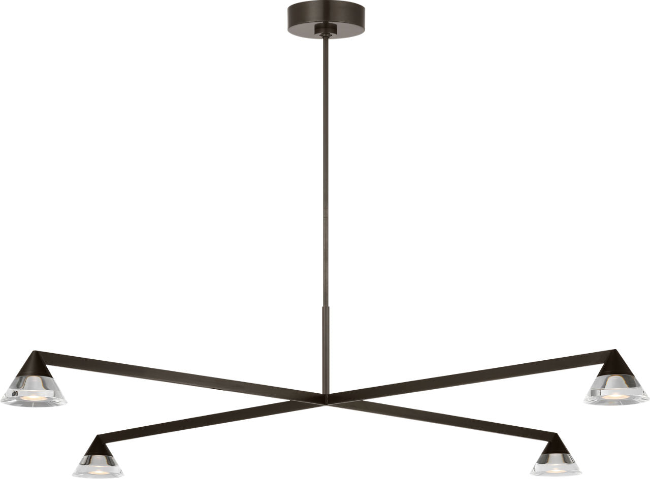 Midrand Crystal 52 Chandelier Bronze 2700K 90 CRI