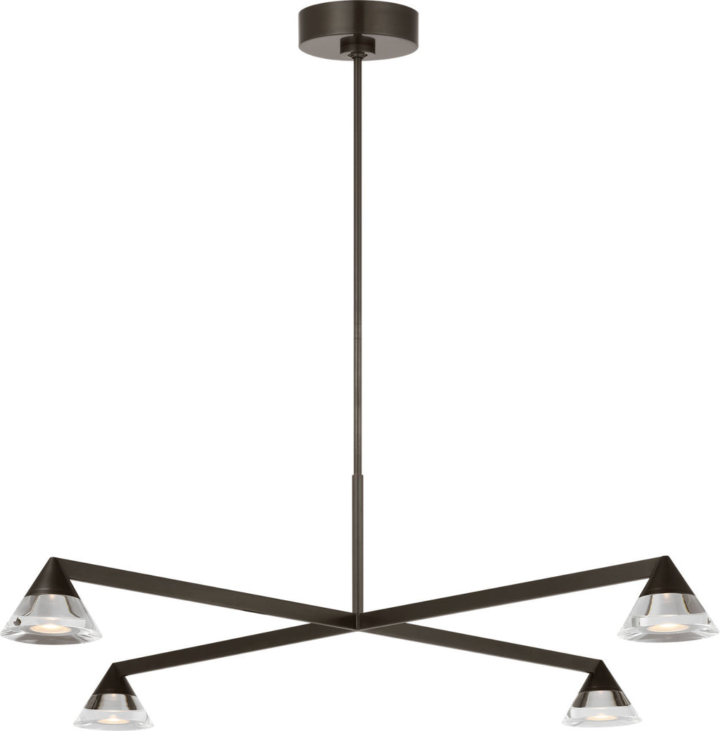 Midrand Crystal 37 Chandelier Bronze 2700K 90 CRI