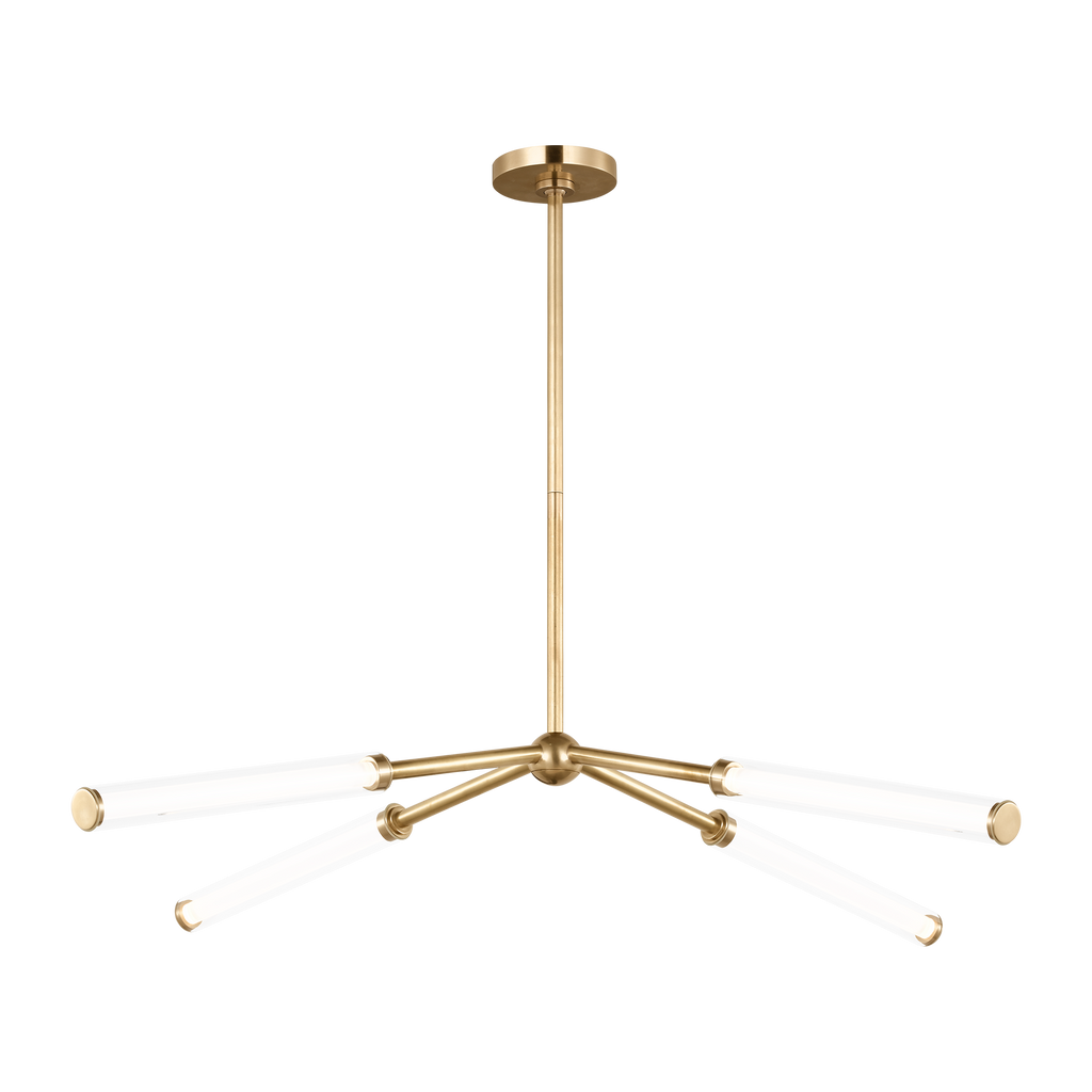 Poza 40 Chandelier hand-rubbed antique brass 2700K 90 CRI