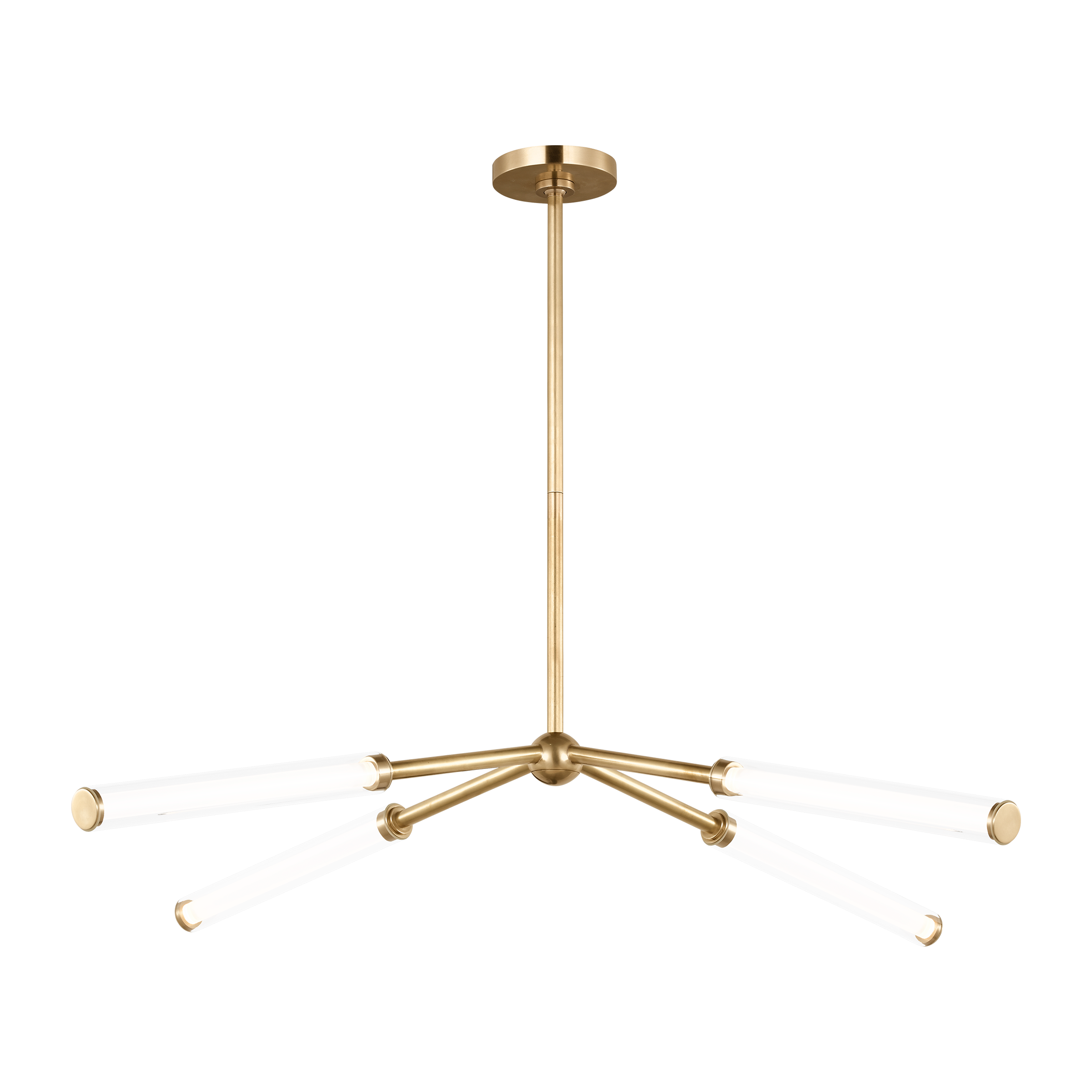 Poza 40 Chandelier hand-rubbed antique brass 2700K 90 CRI