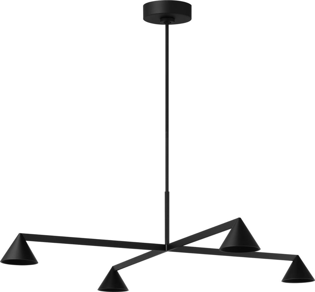 Midrand 37 Chandelier Nightshade Black 2700K 90 CRI