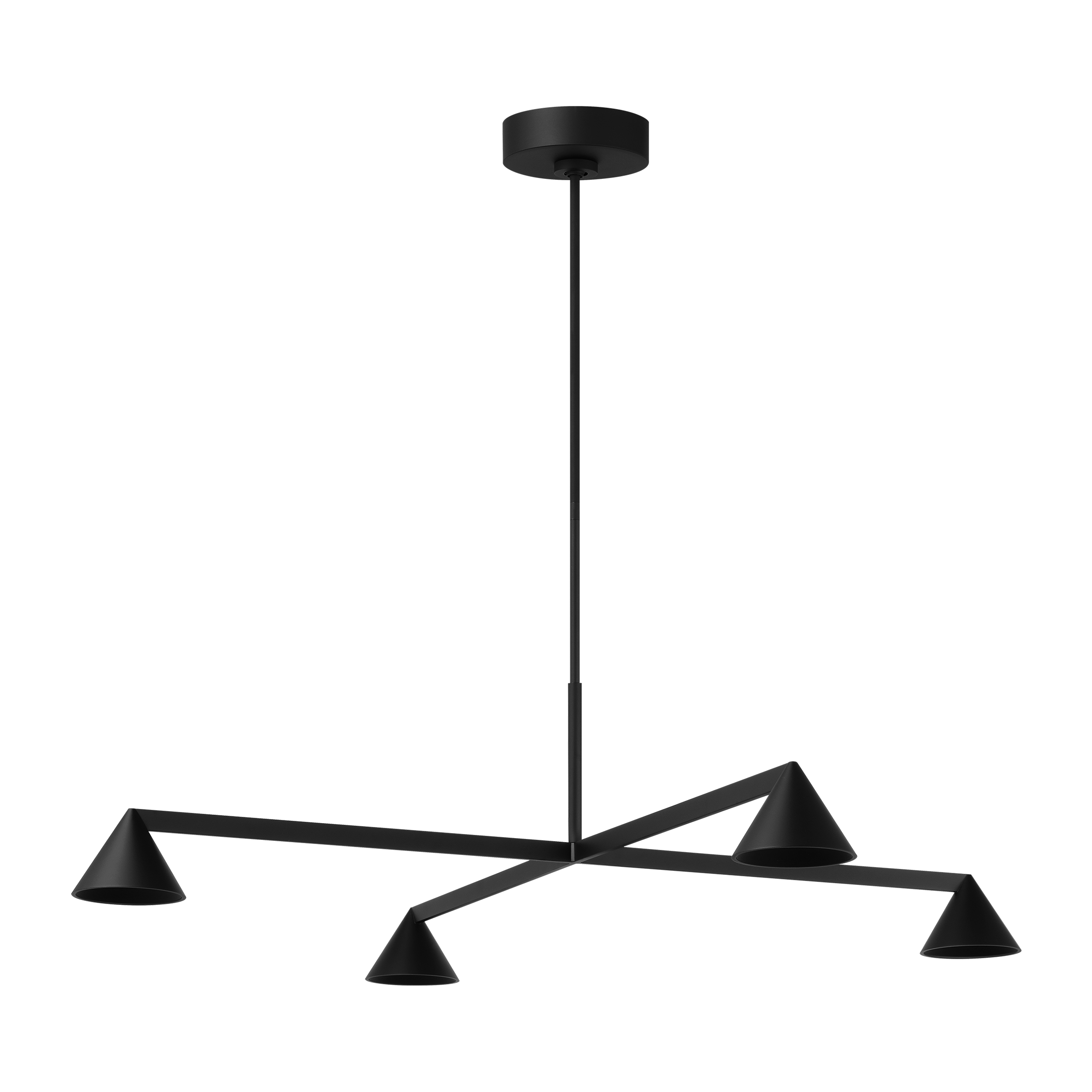 Midrand 37 Chandelier Nightshade Black 2700K 90 CRI