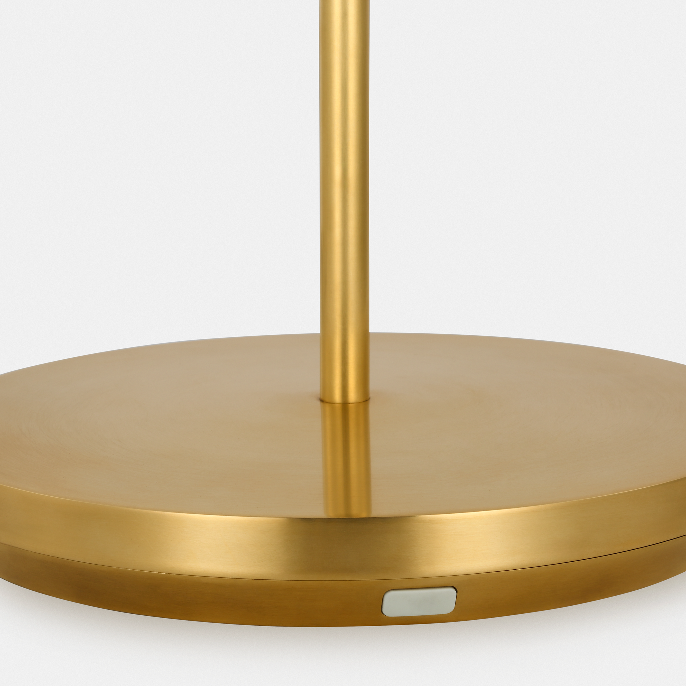 Nevis Medium Rechargeable Floor Lamp Hand Rubbed Antique Brass 2700K 90 CRI