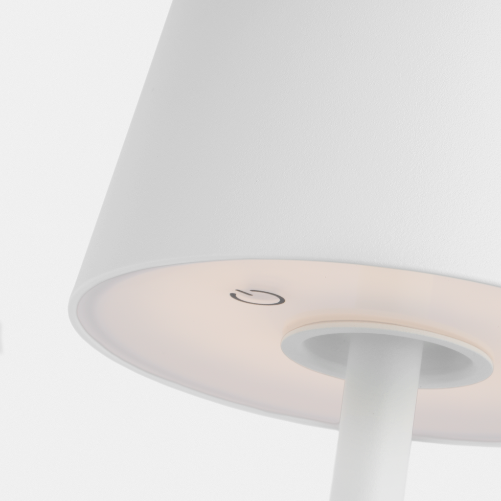 Nevis Medium Rechargeable Floor Lamp Matte White 2700K 90 CRI