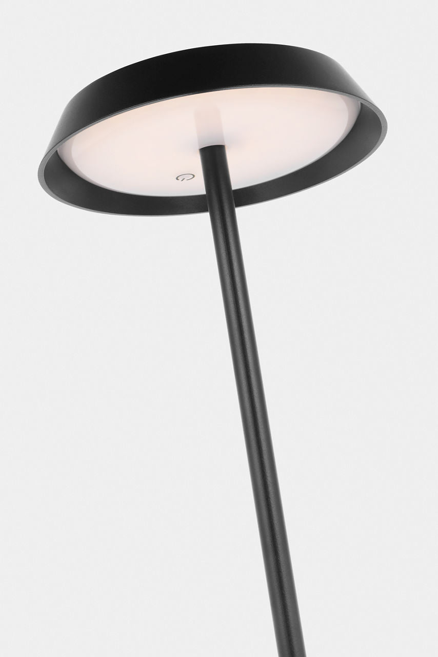 Tepa Medium Rechargeable Floor Lamp Black 2700K 90 CRI
