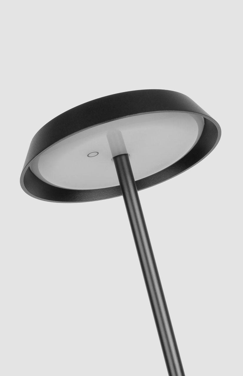 Tepa Medium Rechargeable Floor Lamp Black 2700K 90 CRI