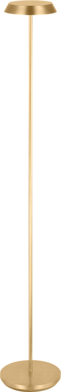 Tepa Medium Rechargeable Floor Lamp hand rubbed antique brass 2700K 90 CRI