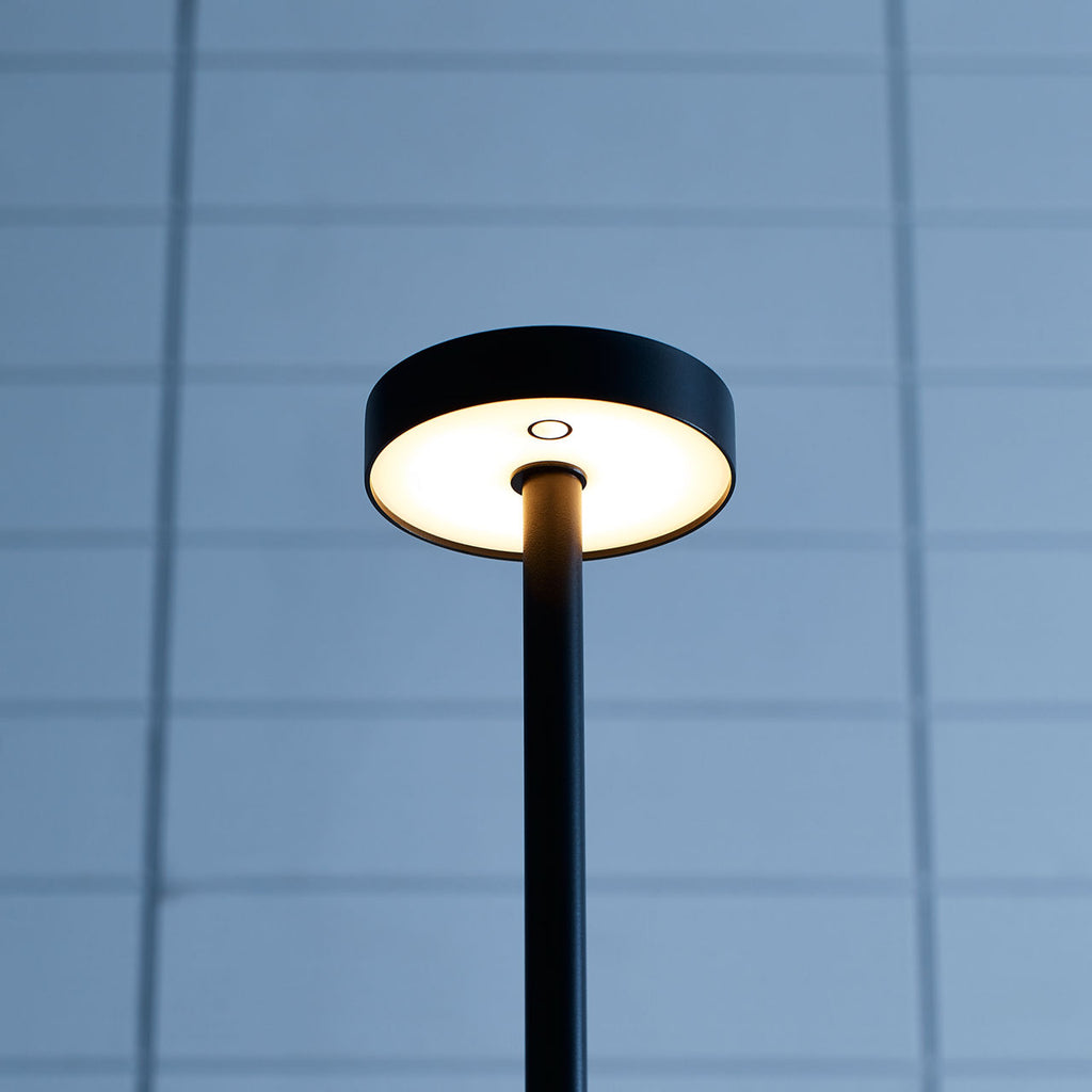Moneta Medium Rechargeable Floor Lamp Black 2700K 90 CRI