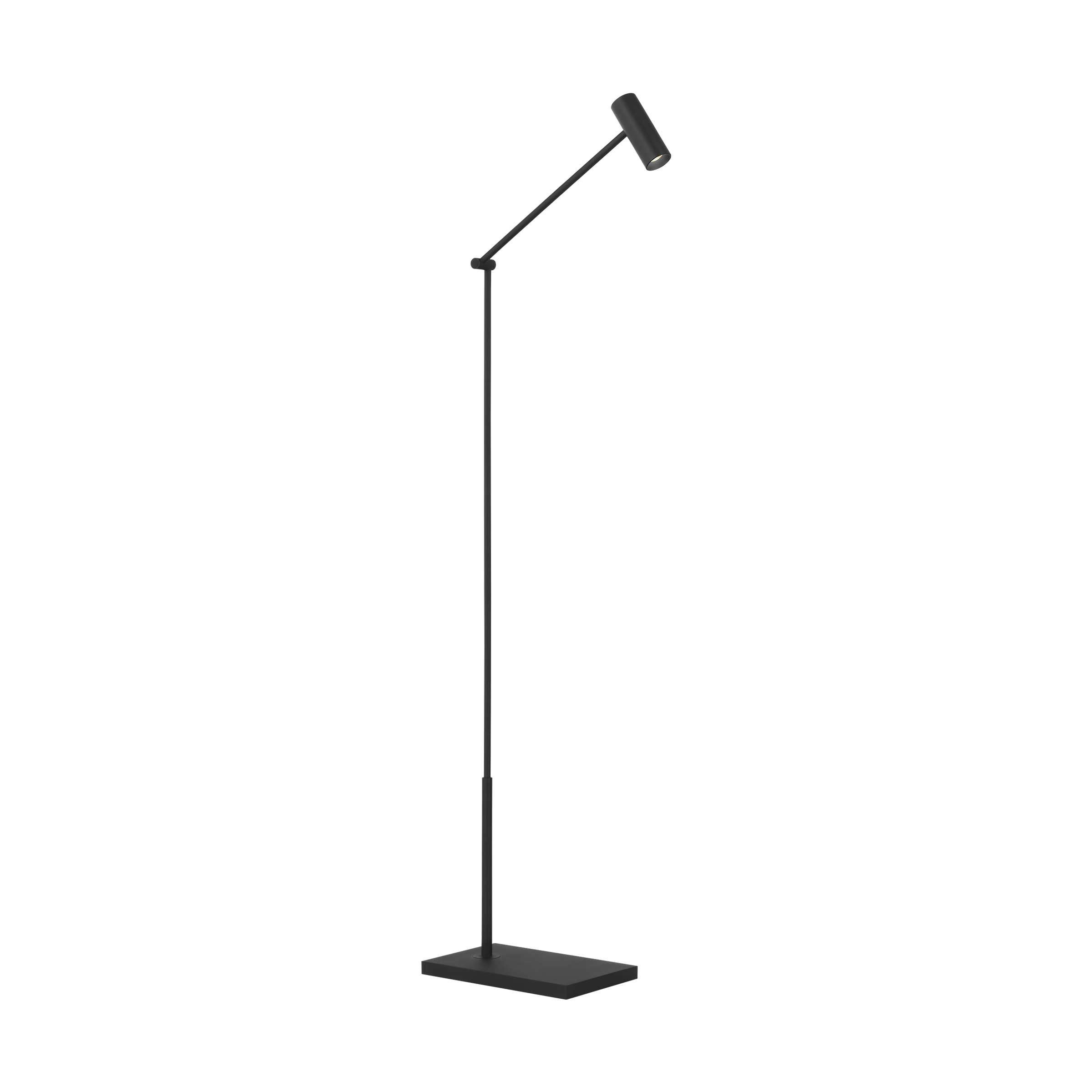 Ponte Small Floor Lamp Nightshade Black 3000K 90 CRI