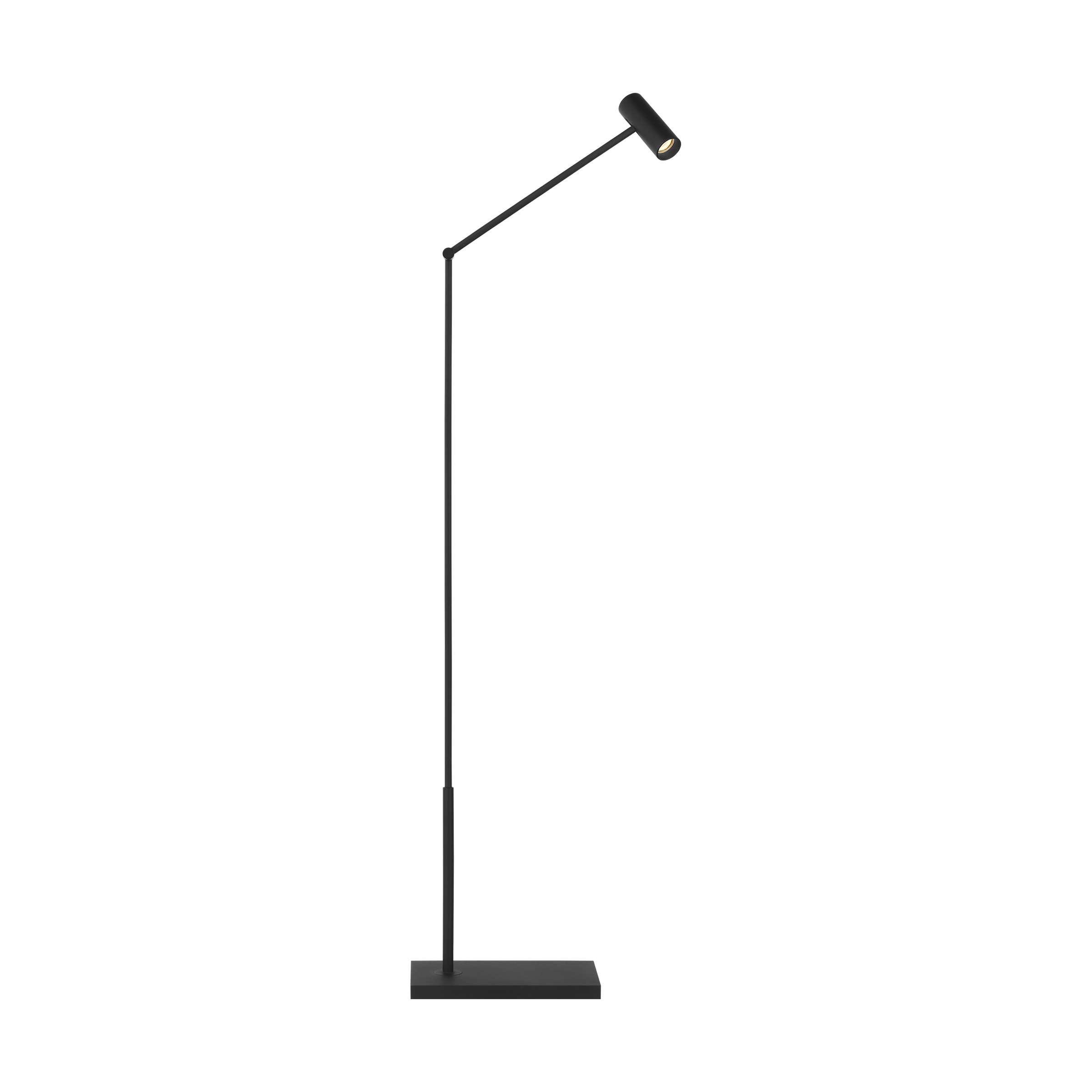 Ponte Small Floor Lamp Nightshade Black 3000K 90 CRI