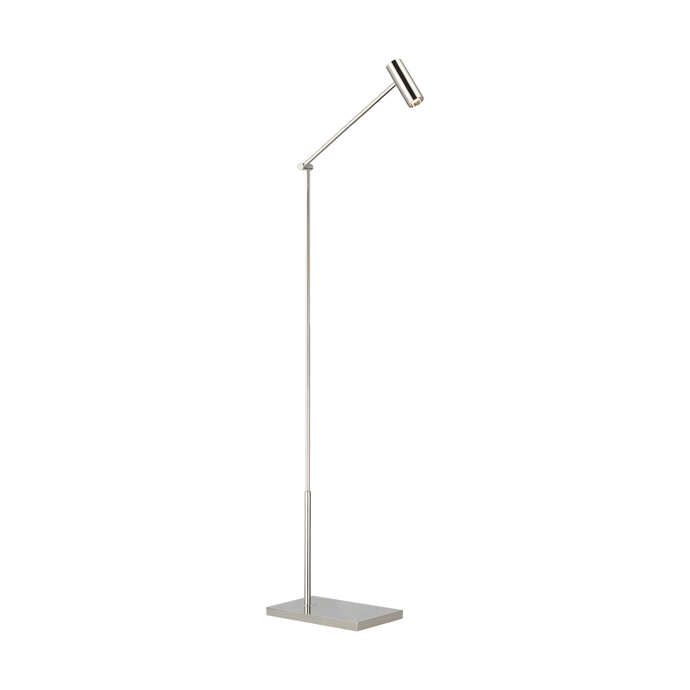 Ponte Small Floor Lamp polished nickel 3000K 90 CRI