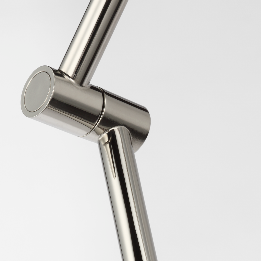 Ponte Small Floor Lamp polished nickel 3000K 90 CRI