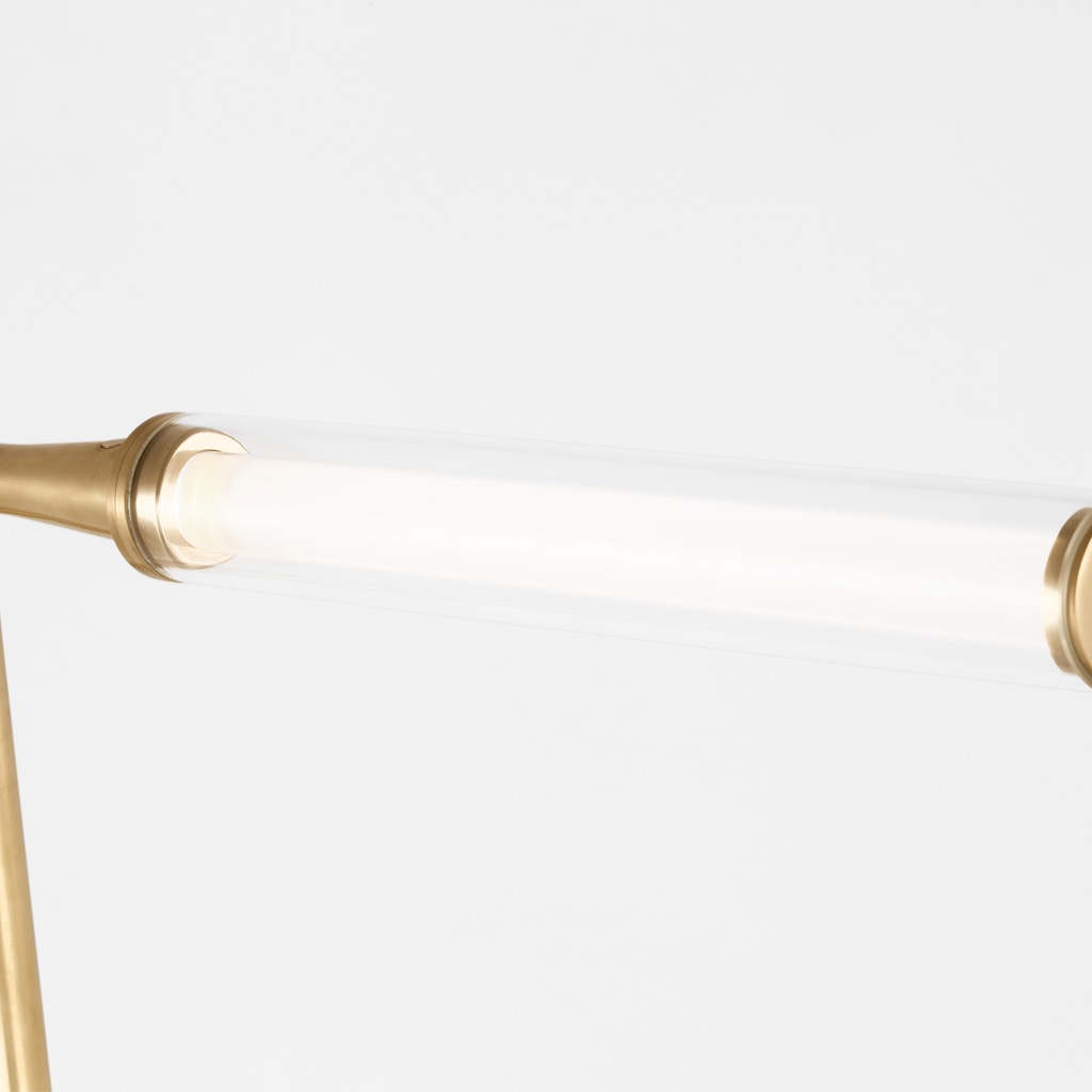 Poza 41 Floor Lamp hand-rubbed antique brass 2700K 90 CRI