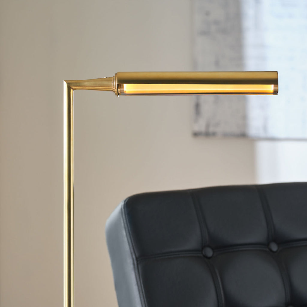 Poza 41 Floor Lamp hand-rubbed antique brass 2700K 90 CRI