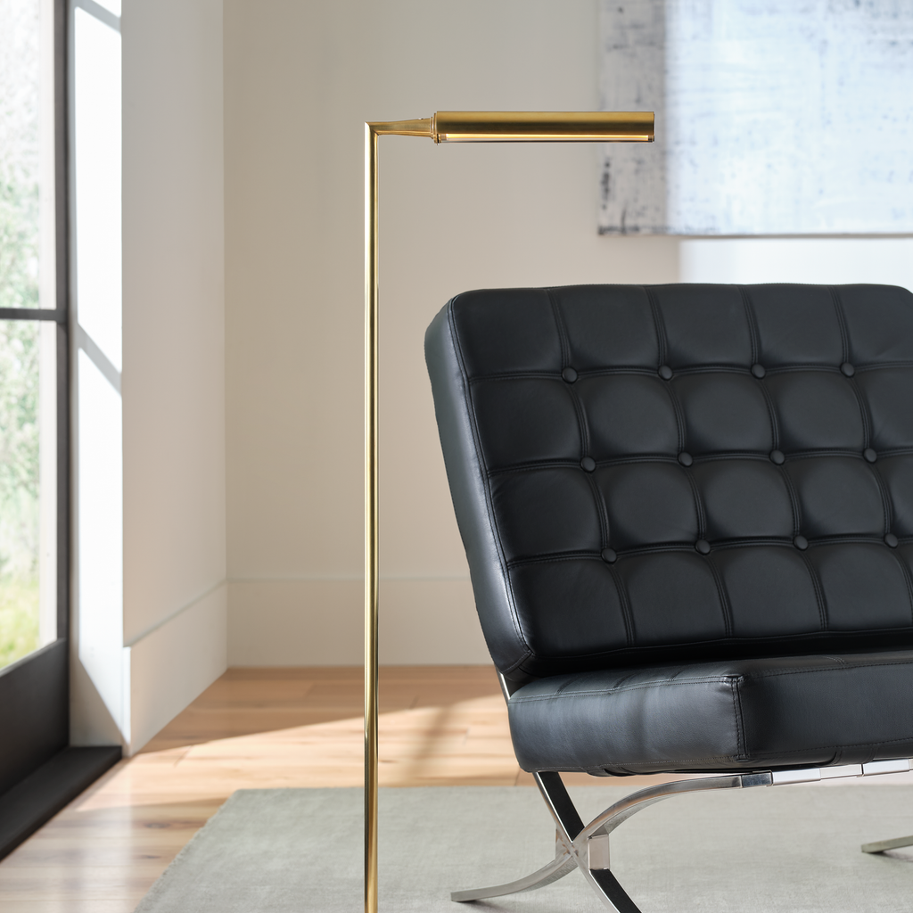 Poza 41 Floor Lamp hand-rubbed antique brass 2700K 90 CRI