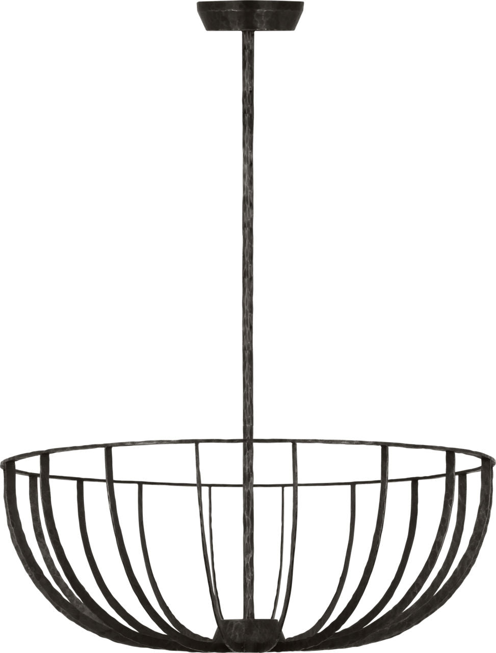 Sanchi X-Large Semi Flush aged iron 2700K 90 CRI
