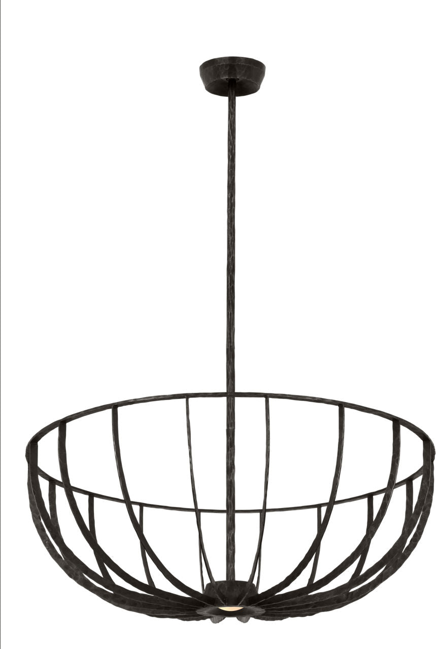 Sanchi X-Large Semi Flush aged iron 2700K 90 CRI