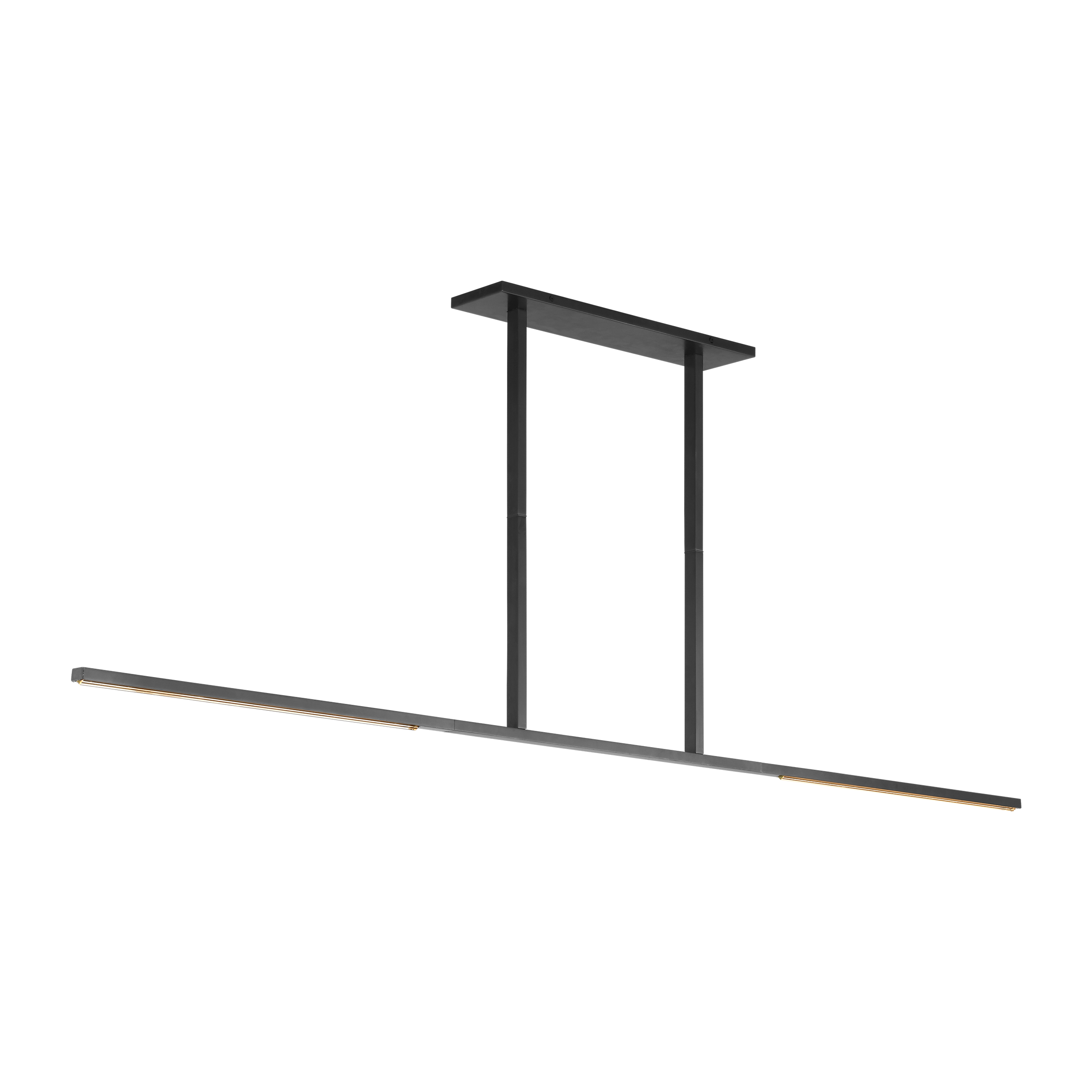 Cityscape X-Large Linear Chandelier Clear Crystal Bronze 2700K 90 CRI