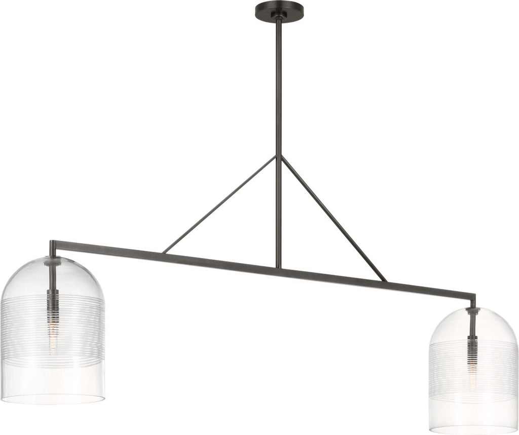 Leano 61 Linear Chandelier | Bronze