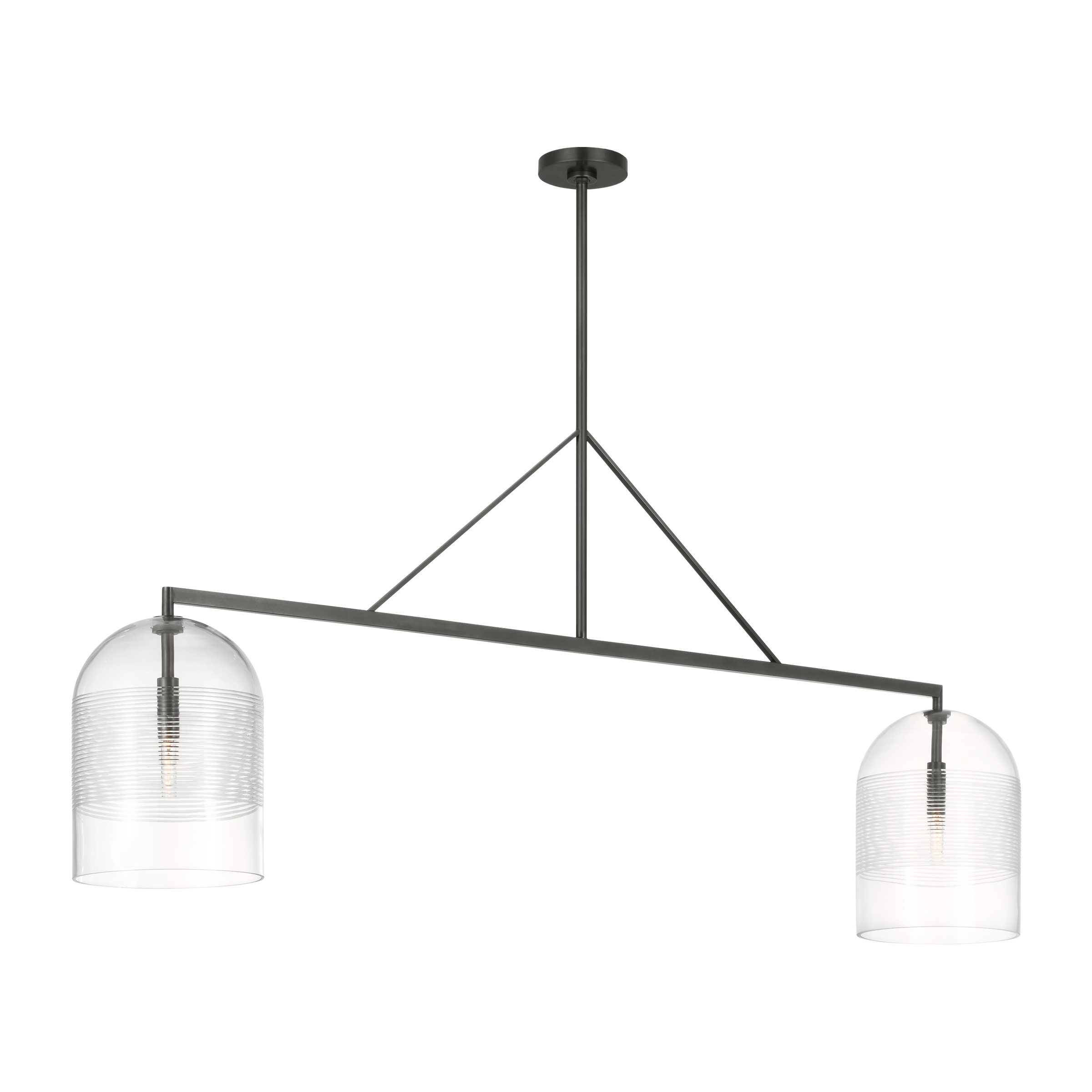 Leano 61 Linear Chandelier | Bronze