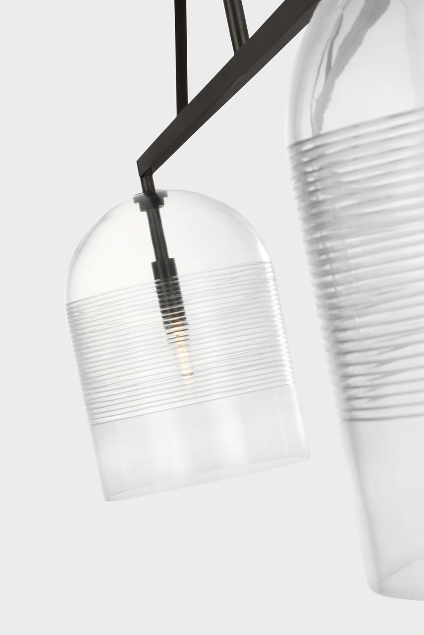 Leano 61 Linear Chandelier | Bronze