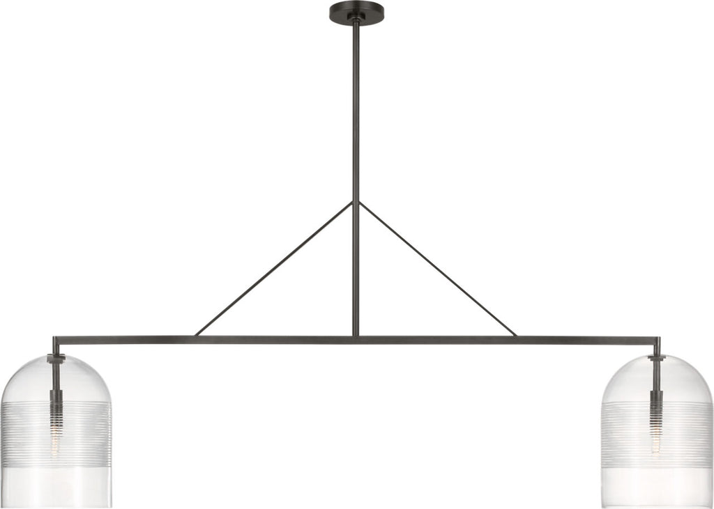 Leano 61 Linear Chandelier | Bronze