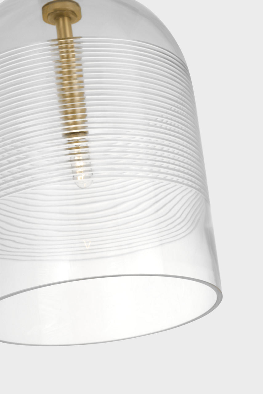 Leano 61 Linear Chandelier | Hand-Rubbed Antique Brass